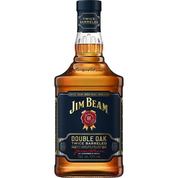 Jim Beam Double Oak Bourbon Whisky alc. 43% vol. Botella de 0,7 L