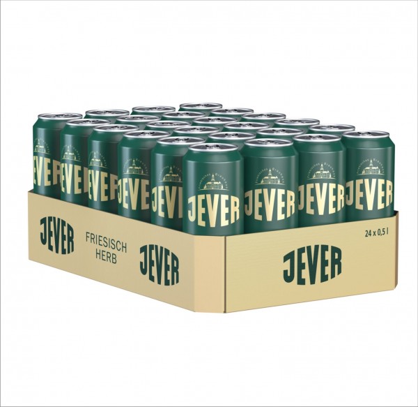 24 x Jever Pilsener latas 0.5L 4.9% vol incluyendo depósito unidireccional