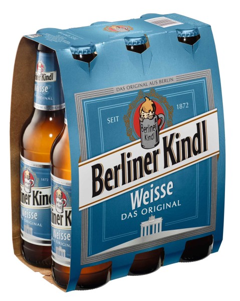 6 x Berliner Kindl Weisse 0.33L 3.0% vol. incluye depósito retornable de six-pack