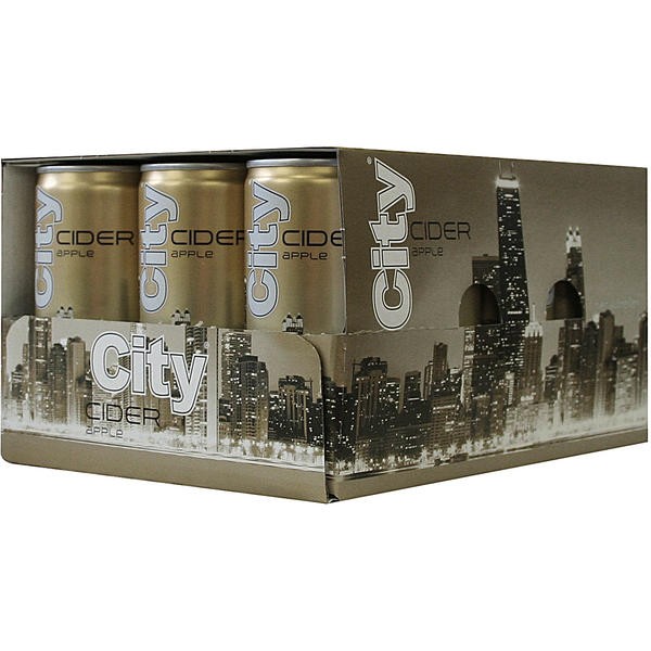 12 latas de 0,2 l City sidra de bebida que contiene sidra alc. 3.5% libre de hipotecas