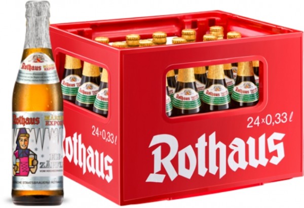 24 x Rothaus Eiszaepfle Maerzen Exportación 0,33 L- 5,6% Alkohol Originalkiste