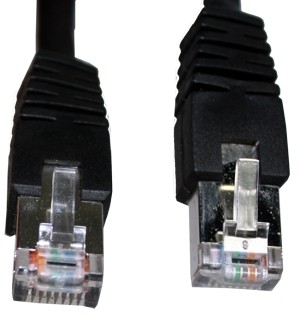 Red de cable de crossover 1 0 m negro