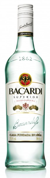 Bacardi Superior ron blanco 37,5% vol. Botella de 3 L