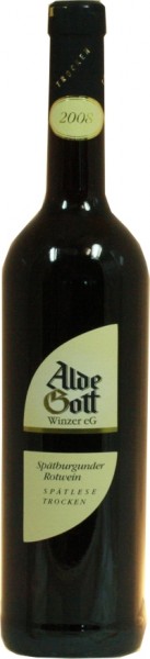 Alde Gott Pinot Noir vino tinto cosecha tardÃ­a seca