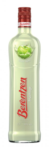 Berentzen de manzana agria 16% - 0,7 L botella
