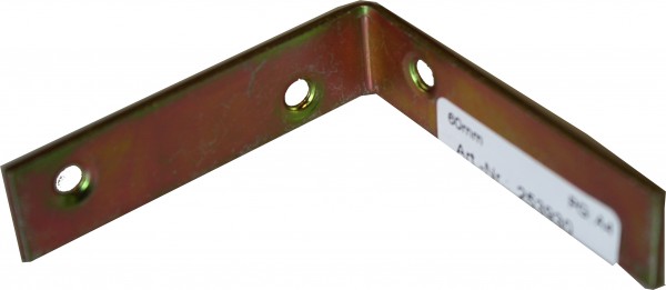 íngulo de la silla plateado 60 mm