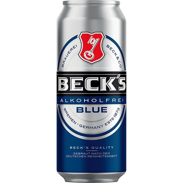 24 x Becks Latas azules sin alcohol 0.5 L <0.5% vol, alc. depósito incluido - UNA VÍA