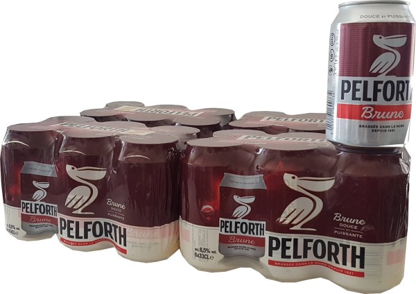 24x Pelforth Brune 0,33l dosifica 6,5% vol