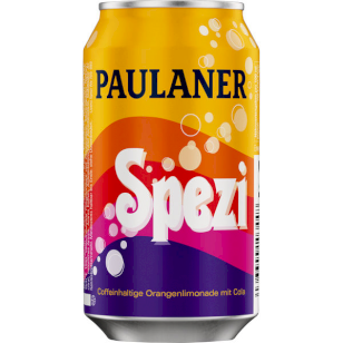 24 x Paulaner Spezi 0,33L lata desechable