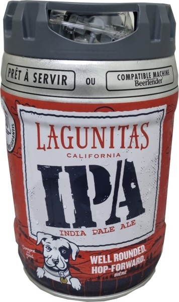 Lagunitas Bière rubia IPA 6,2% fût pression barril de fiesta desechable 5l