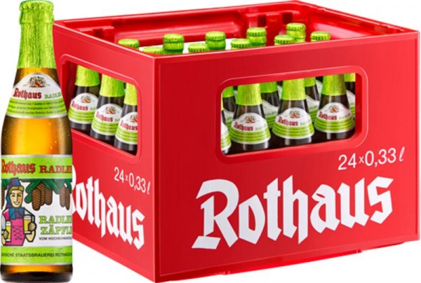 24 x Rothaus Radler Tannenzäpfle 0,33 L 2,4% de alcohol