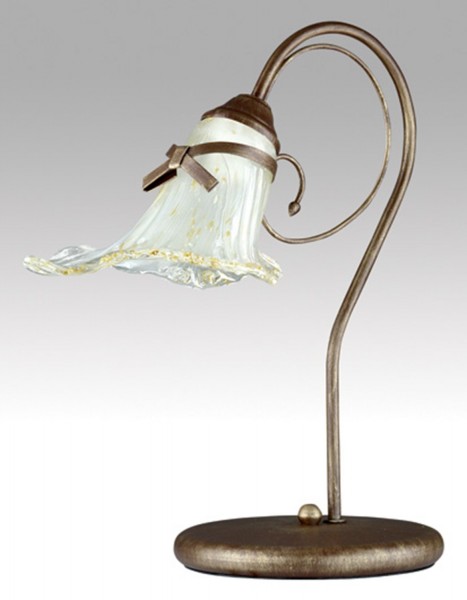 LAMPEX lámpara de mesa kokardka de metal / vidrio de 45 x 43 cm