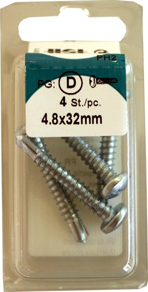Liko 4, 8 x 32 tornillos galvanizado