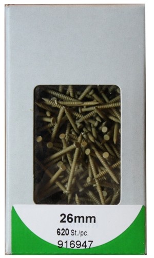 Clavos decorativos luz marrón 26 mm