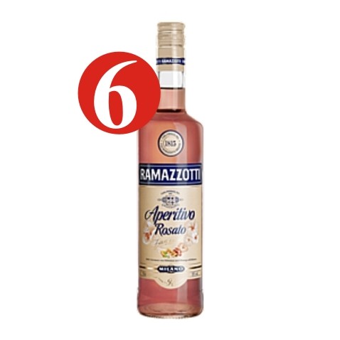 6x Ramazzotti Aperitivo Rosato 15% 0.7L