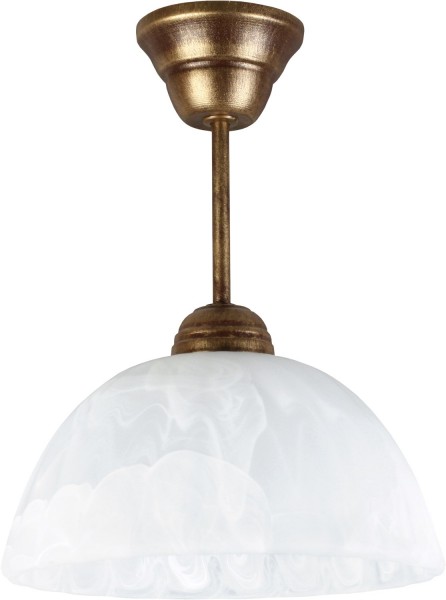 lámpara de techo de LAMPEX 066 / Z B + Z de metal / vidrio de 30 x 22 cm