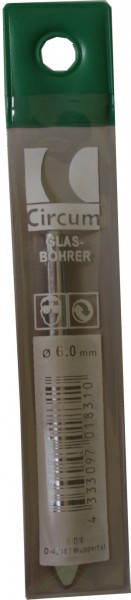 Glasbohrer T 6.0mm CIRCUM