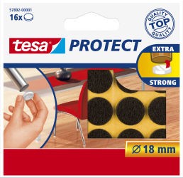 proteger Tesa Â® sentí­a deslizamientos, redondo, blanco, 26 mm