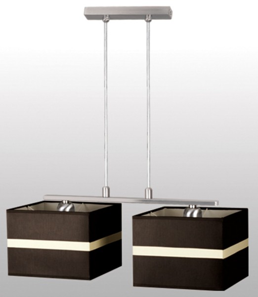 lámpara de techo de tela LAMPEX Linea 2 de metal / cortina de 75 x 50 cm