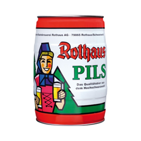 Rothaus Pils 5 L partido de la caja 5,1% en volumen