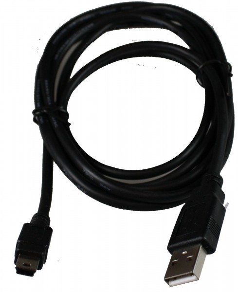 Equipo USB - mini USB cable 1, 8 m negro