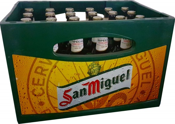 24 x San Miguel Especial 5,4% vol. caso original 0,33l