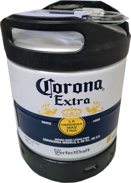 Corona Extra Perfect Draft Barril 6 litros 4,5%vol. Depósito reutilizable