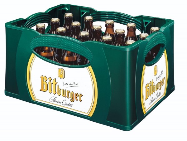 Bitburger Pils premium 20x0,33l - Steini FlÃ¤schle 4,8% vol. caso original