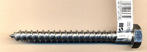 Tornillos galvanizados clave 10 x100 mm