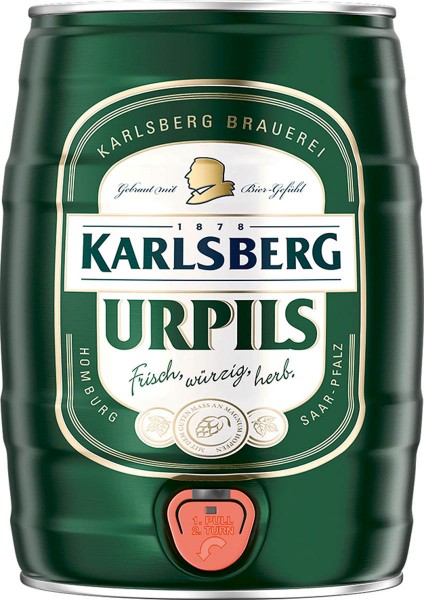 Karlsberg Urpils 5 L partito keg 4,8% vol.
