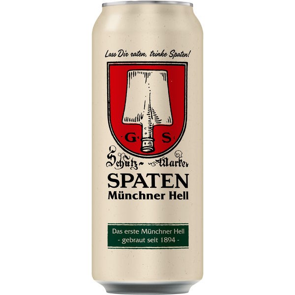 2 x Spaten Muenchner del infierno 24 x 0.5L = 48 latas 5.2% vol.