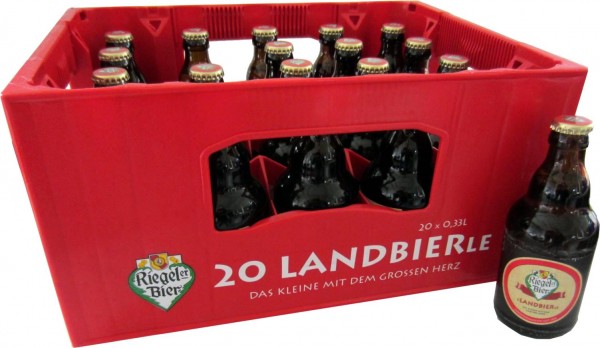 20 xRiegeler steiniflaschen paÃ­s-cerveza 0,33l 5,4% vol. caso original