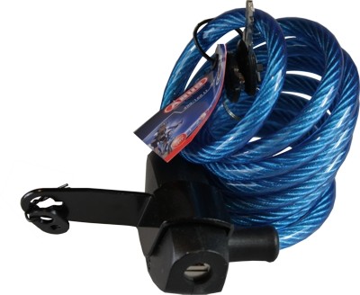 Bloqueo de cable de la bicicleta con clave 490/160s niños azul