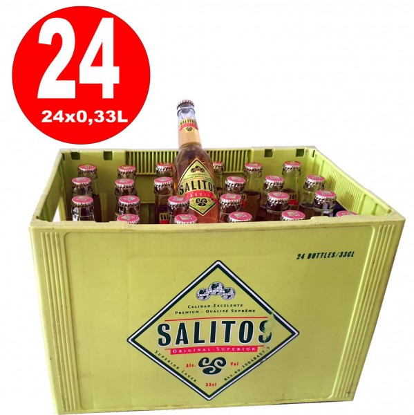 24x Salitos Cerveza Tequila Beer 0.33L 5.9% Embotellamiento
