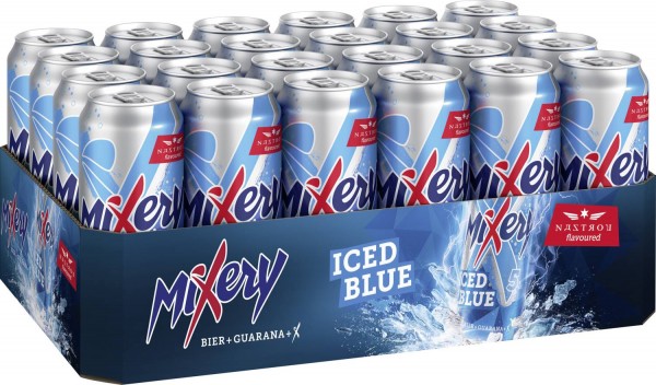 24 x Karlsberg Nastrov Flavour Iced Blue energy 0.5L lata 5% vol. desechable