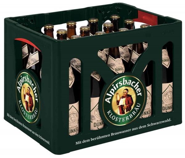 18 x monasterio Alpirsbacher oscuro 0.5L 5,2% vol. caso original