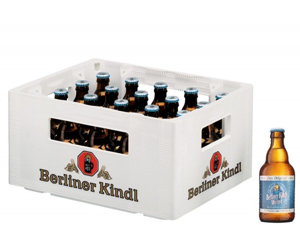 20 x Berliner Weisse Kindl El original 0,33l 3,0% vol. caso original