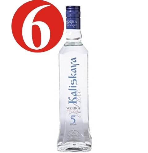 6x Kaliskaya vodka lujo 40% vol.-0,7 l