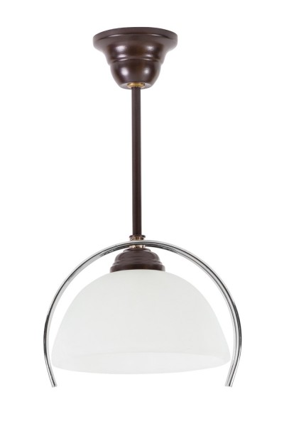 LAMPEX luz colgante de metal / cristal de 33 x 22 cm