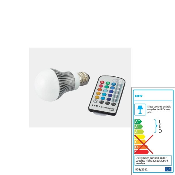 Iluminación Better - LED bombillas - A60 cambio de color RGB - BT0124