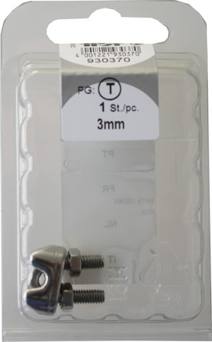 Clip de cuerda de alambre de acero inoxidable