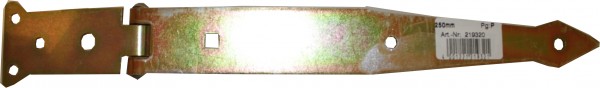 Lanzamiento de hierro de suspensión galvanizado 2, 50x250mm