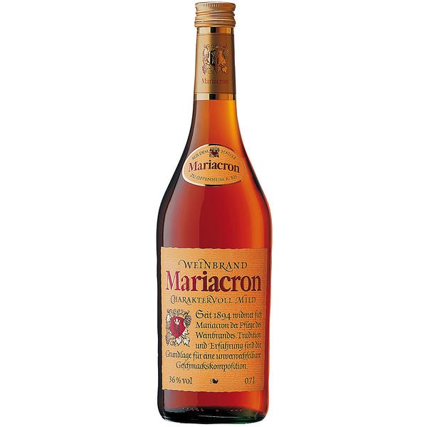 Mariacron BRANDY 36% VOL 0, 7 l