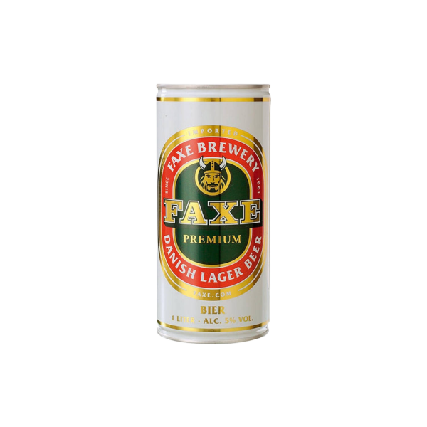 12 x Faxe Premium Danish Lager 5% vol 1 litro puede