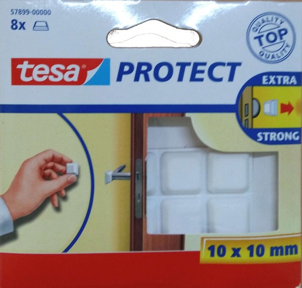 proteger Tesa Â®, rectangular, fieltro blanco se desliza