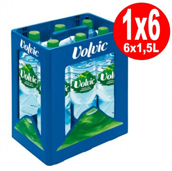 Volvic Naturelle 6x1,5 litros incluyendo