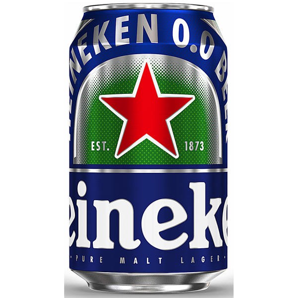 Latas 24x0,33L de Heineken SIN ALCOHOL _ desechables REDUCED BBD:11-2023