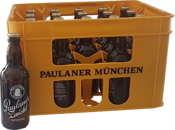 20 x Paulaner Zwicklbier naturaleza nublado 0,4 L a 5,5% vol. caso original