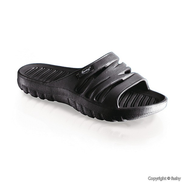 Fashy mules ultraligeros talla 40 zapatos de baño ducha unisex negros